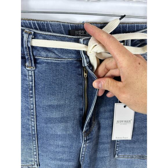 Judy Blue Denim Jogger Jeans Medium Wash Size 14W NEW - Picture 11 of 14
